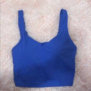 Women's Blue Workout Top